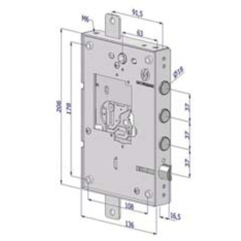 SOTECH Serratura Per Porta BKS Serratura A Cilindro Classe 1 - Foto 6