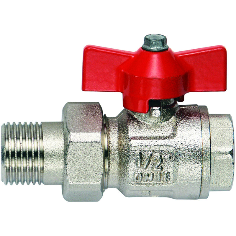 10x Valvole A Sfera In Ottone 1/4'' NPT Maschio/Femmina – Per Acqua, Aria, Scarico