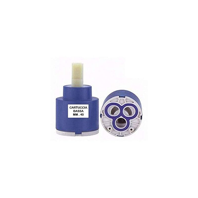 Cartuccia ricambio miscelatore rubinetto 40mm Bassa senza distributore Universale