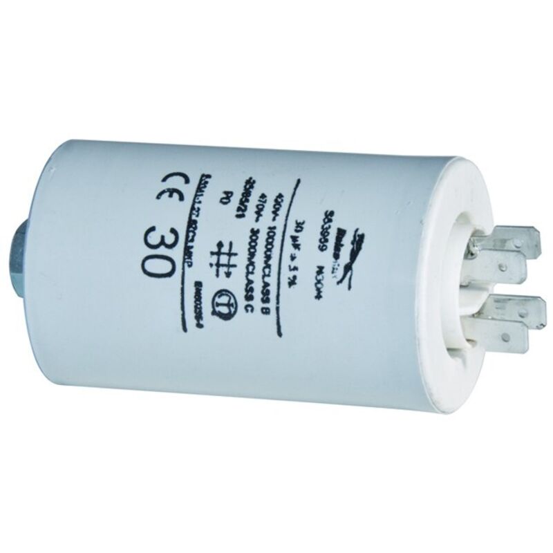 Condensatore 2.5 µF Per Tapparelle SOMFY - Terminale 2.8 Mm, Dimensioni 25x50 Mm
