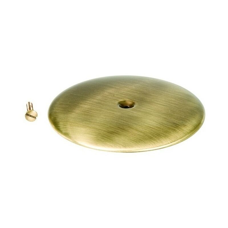 Coperchio tappo piattella bronzato con vite diametro 150 mm porta e bini