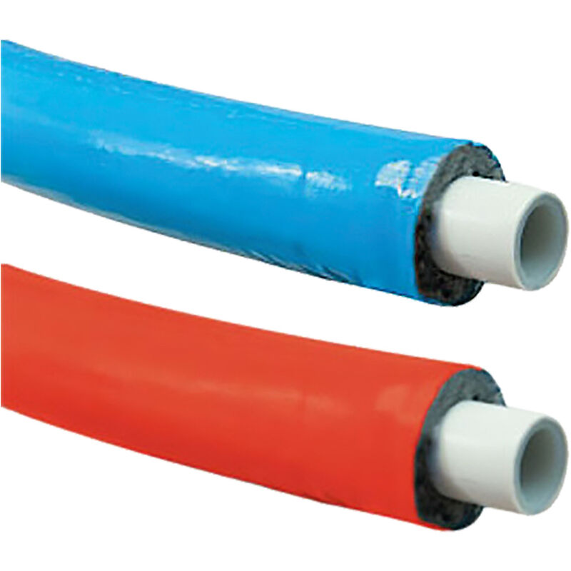 TUBO MULTISTRATO RIVESTITO PEXB/AL/PEXB Ø 20 x 2 - rotolo 50 metri - BLU  SESTA