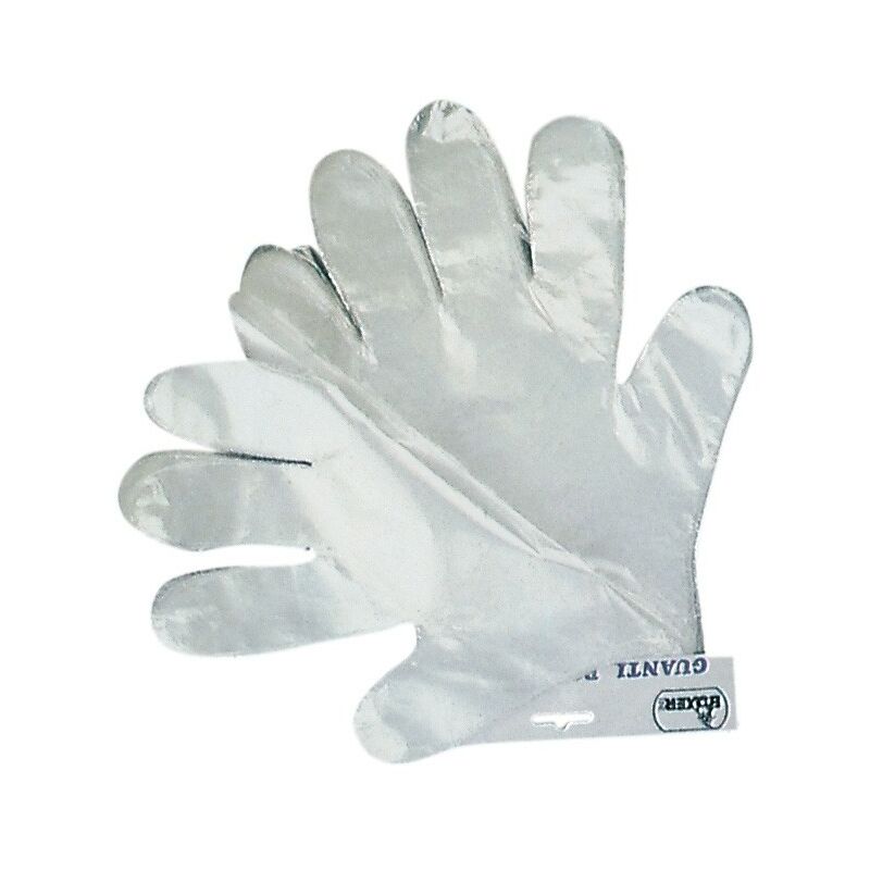 GUANTI MONOUSO POLITENE (100 PZ)  CF 1,0