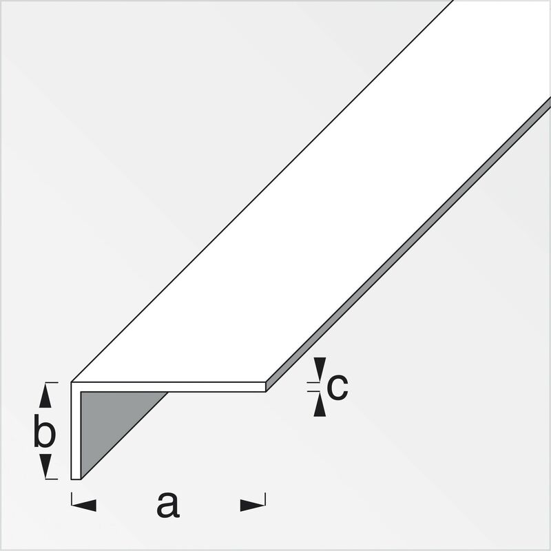 PROFILO BIANCO H.200 ELLE 15X10X1 PZ 5,0