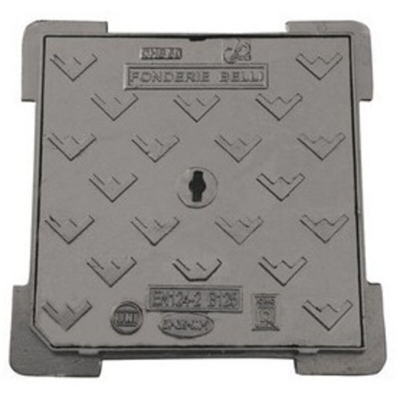 Chiusino In Ghisa Signum B125 - 30x30 Cm, 7 Kg Per Esterno - Foto 2