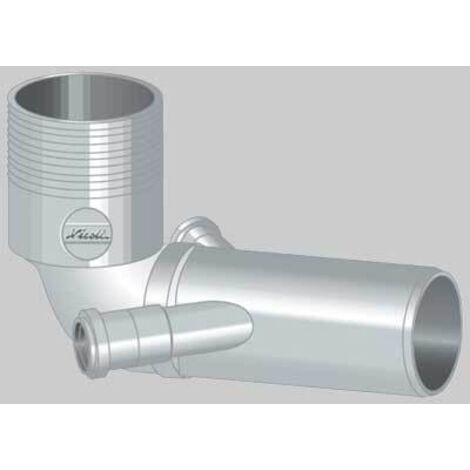 Curva WC 3 Attacchi Diametro 40mm - Destra/Sinistra Per Installazione Water - Foto 4