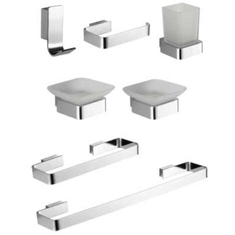 SET COMPLETO di Accessori per il Bagno Serie STAR