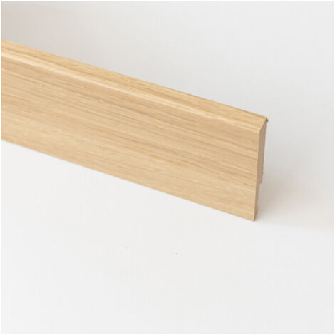 BATTISCOPA  80X14 MM MDF 240 CM ROVERE NATURALE- 5,0 pz