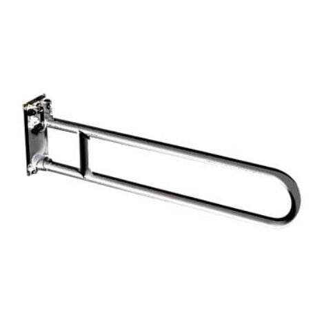 Barra di sostegno ribaltabile acciaio inox satinato cm 80