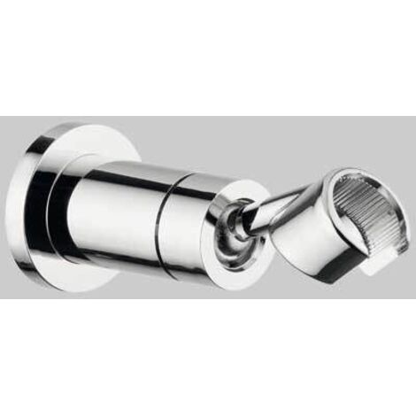 Supporto Soffione Doccia Senza Foratura - Acciaio Inox, Adesivo 3M, Orientabile 360° - Foto 8
