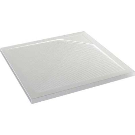 Piatto doccia slim quadrato 70x70 h 4 cm effetto pietra antracite I