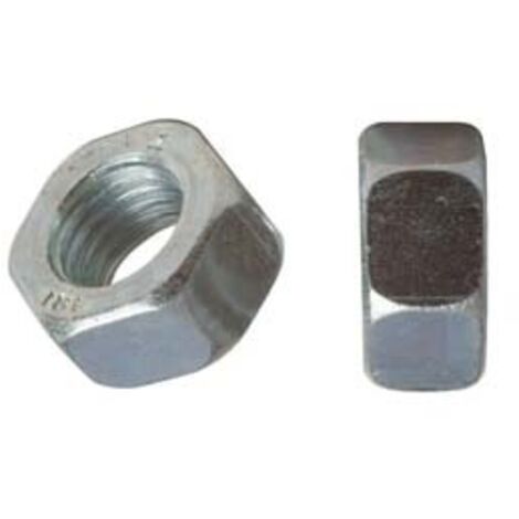 Confezione 250 Dadi Esagonali 3/8-16, Grado 5, Filetto Grosso, Zincati, WARREN FASTENINGS