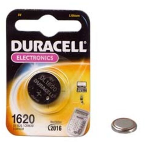 2X Duracell 1620 (2 Blister Da 1 Batteria) 2 Pile (CR1620