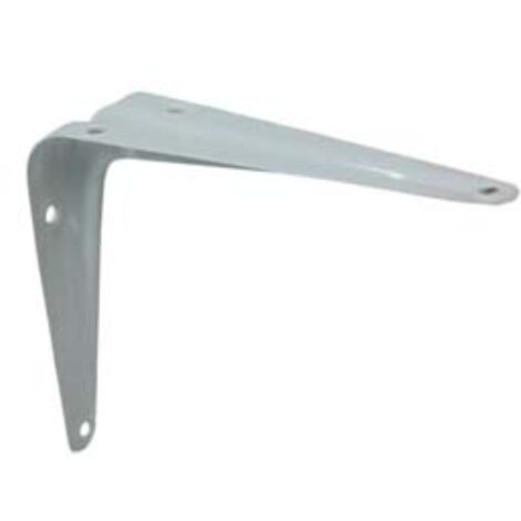 Mensola acciaio nervata bianca - mm.150x200 24 pezzi Quality
