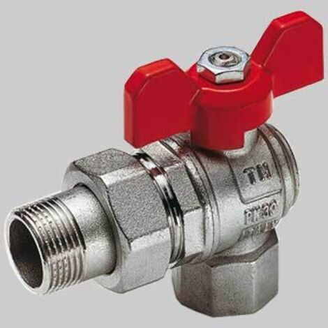 S.p.A. | Divisione Rubinetteria | Valvola A Sfera Per Acqua A Passaggio Totale Serie Normale Con Cappuccio Verde Sigillabile M-F - Foto 6