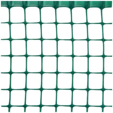 Rete in plastica quadranet x balconi maglia mm. 5x5 rotolo mt.50 h. cm. 100  - verde 