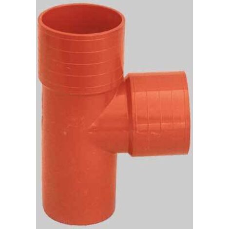 Derivazione PVC 87.30° Ridotta - Diametro 100x40 Per Impianti Idraulici E Fognari