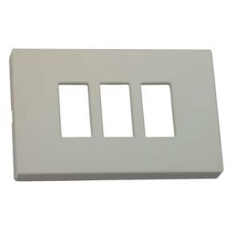 PLACCA 3 POSTI ORO SATINATO SERIE ONDA AQUA ARC MARLANVIL 7843.TG.OS - Foto 6