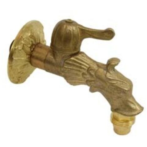 Rubinetto retrò per lavabo, in ottone monocomando, colore