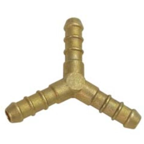 Raccordo A T Per Tubi - 4 Mm, In Ottone, Per Aria/acqua/olio, Connessione A Barbiglio - Foto 7