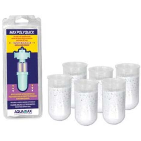 Polifosfati Per Caldaia Ricarica - 6 Cartucce Universali Per Dosatori Caldaia - Filtro Anticalcare Caldaia A Lunga Durata - Made In Italy