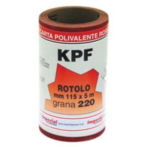 Rotolo carta vetrata grana 120 ml 5