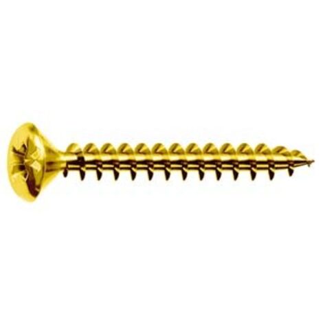 VITI A LEGNO IN ACCIAIO OTTONATO TE TP 3,5x30 PZ VITI A LEGNO IN ACCIAIO OTTONATO TE TP 3,5x30 PZ