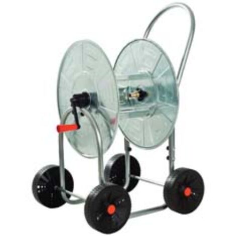 GF Carrello Avvolgitubo Aquabag Maxi Con Tubo 16,5 M E Lancia A 8 Gettoni, Arancione