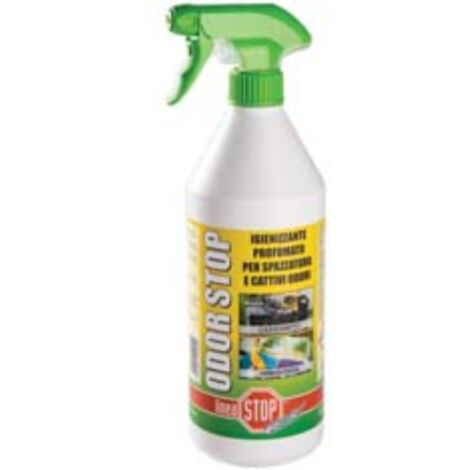 Odor stop detergente igienizzante specifico per cattivi odori - ml.750  inflacone spray 12 pezzi Dixi