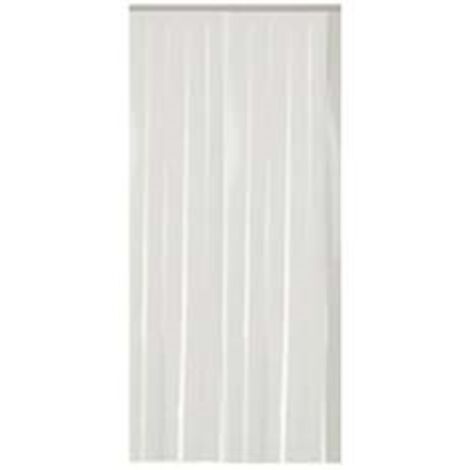 Tenda in  plastica  a strisce trasparente - cm.120x230h. Vette