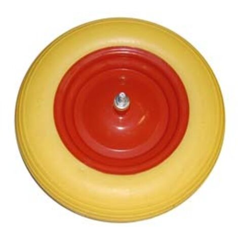 RUOTA GIREVOLE IN GOMMA 40MM CON PERNO FILETTATO - COLORE NERA - Foto 4