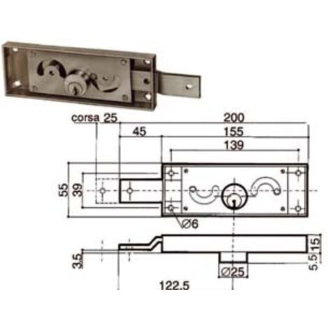 SERRATURA FORMA MOTTURA 571 - Chiavi CASA, AUTO, MOTO E TELECOMANDI - Foto 9