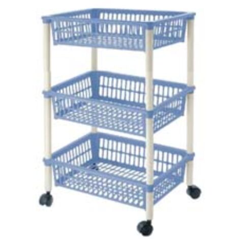 Carrello "mito" 3 piani con ruote - cm.40x29x62h. 1 pezzi Tontarelli