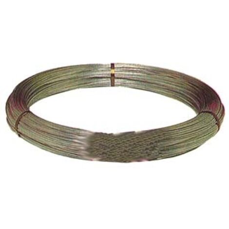 Filo Di Ferro Zincato CABLEPELADO - Rotolo Da 8m Per Fai Da Te, Giardinaggio E Artigianato