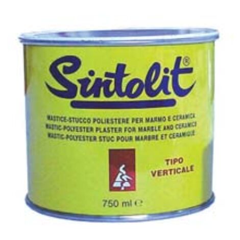 Mastice stucco per marmo e ceramica Sintolit colore paglierino