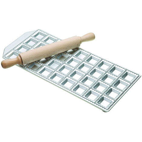 Imperia Stampo Per Ravioli Raviolamp &ndash; 44 Raviolini Da Brodo &ndash; Modello 300, Acciaio E Alluminio, Made In Italy