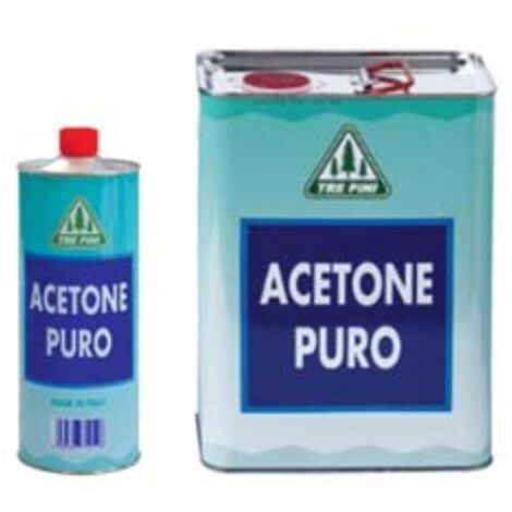 Acetone puro - lt.5 4 pezzi
