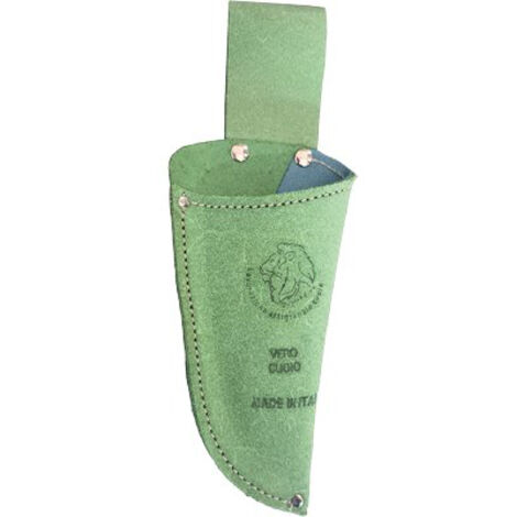 FODERO FORBICE POTA RIVETTATO PREMIUM  CUOIO CM 10X28