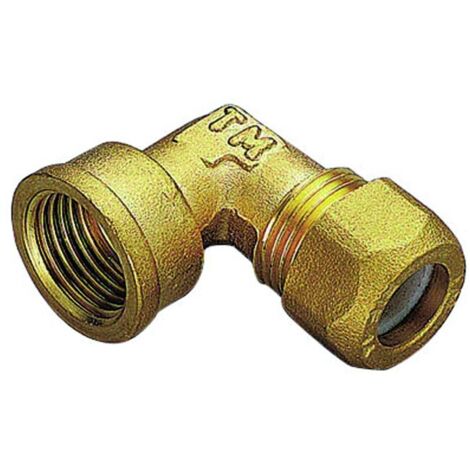 Raccordo A Nipplo Femmina TIEMME Per Tubo Rame 12mm X 1/2 Pollice - Raccordo Idraulico In Ottone - 2