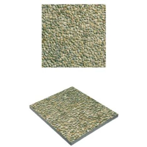 Piastrella cemento granigliato cm 40x40 h.cm 3,8