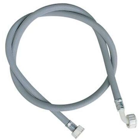 Raccordo Lungo da 1 a Gomito 90° per scarico lavatrice con fascetta tubo 3/4