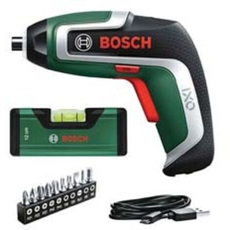 Avvitatore A Batteria Bosch IXO 7a Generazione - 3.6V, 5.5 Nm, Batteria 2.0Ah, Cavo USB, Valigetta, Per Fai-da-te