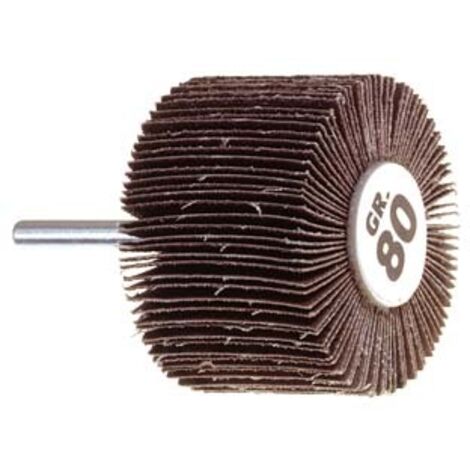 RUOTA ABRASIVA LAMELLARE In TELA ALLO ZIRCONIO Per TRAPANO FRESA Con - Foto 5