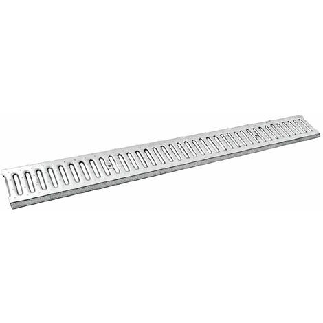 GRIGLIA ZINCATA PER CANALETTA 'COMPACT' A15 - cm 100 x 10,2 x H. 1,3