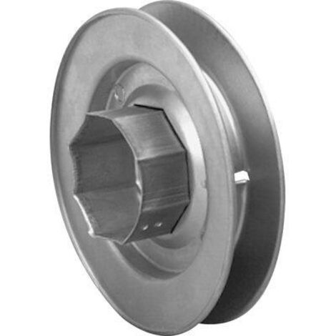 Puleggia per cuscinetti a sfera in acciaio inox da 8 , 250 kg, con