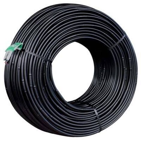 TUBO GOCCIOLANTE FORI 2 PN NERO  LT/H 2 MM 16 PASSO CM 50 MT 100 CA