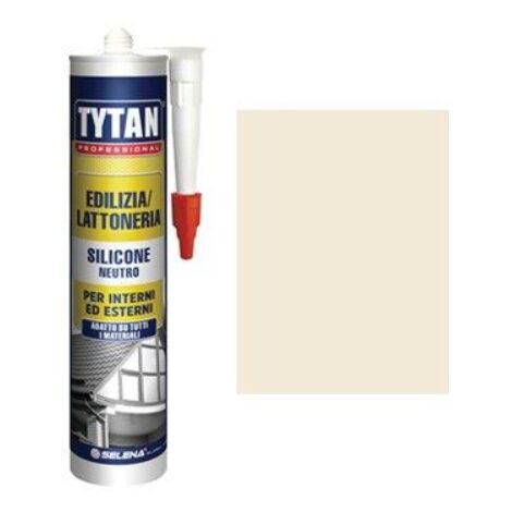 Silicone neutro tytan avorio ral 1013 ml 300 (2 pezzi) Tytan