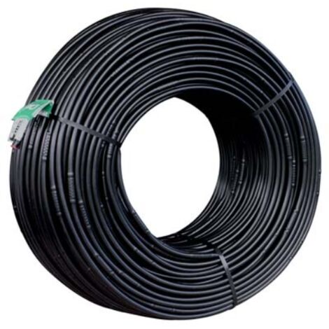 Tubo gocciolante fori 6 pn nero lt/h 4 mm 16 passo cm 20 mt 100 ca