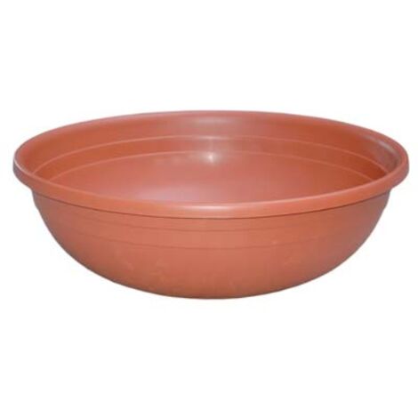 Ciotola clivia ics pp terracotta cm 25 h.cm 10 (12 pezzi) Ics