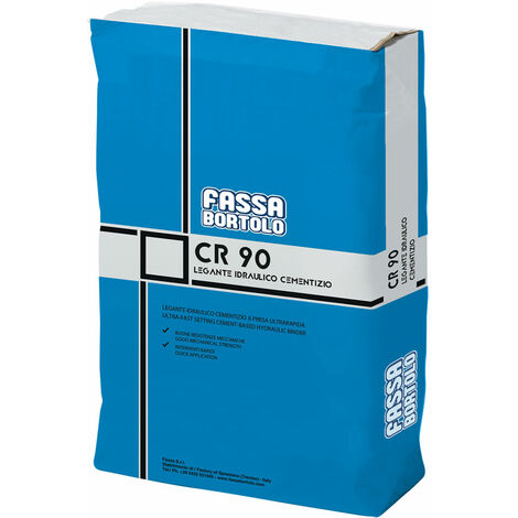 Legante idraulico cementizio 'cr90' kg. 5 - colore grigio (5 pezzi) FASSABORTOLO